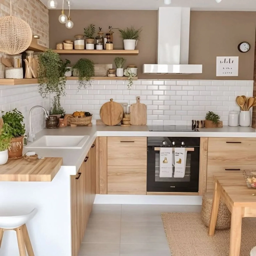 Mẫu thiết kế bếp hiện đại sang trọng với hệ thống đèn led âm tủ ấn tượng