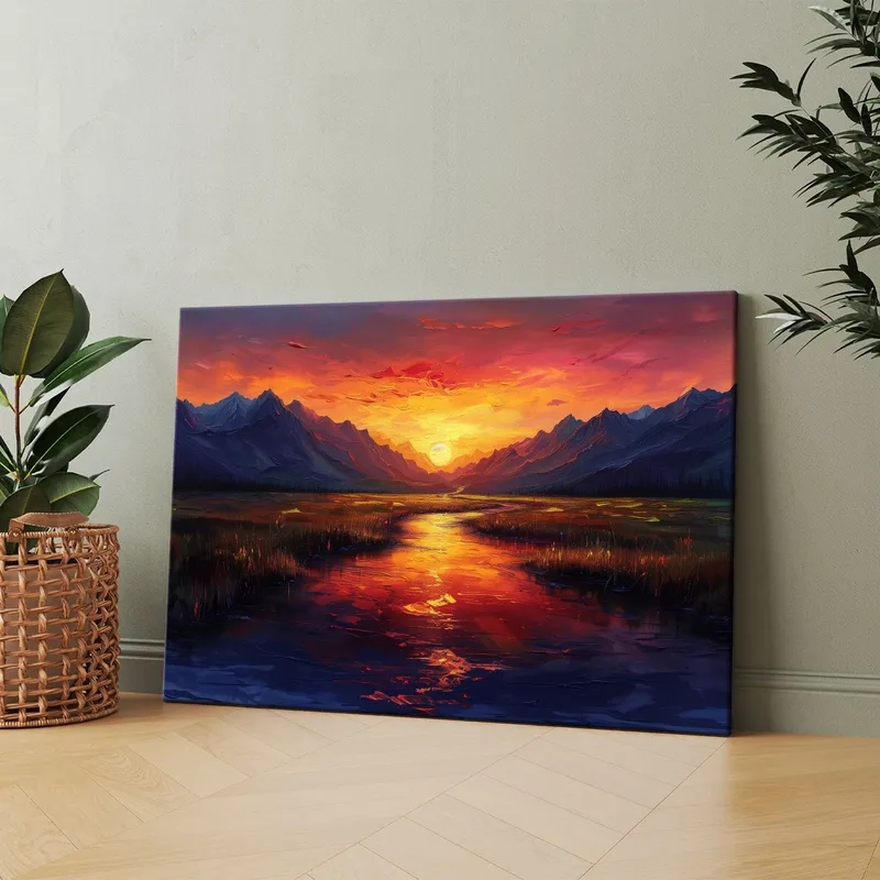 Đổi mới ảnh tranh canvas phòng khách đầy phong cách