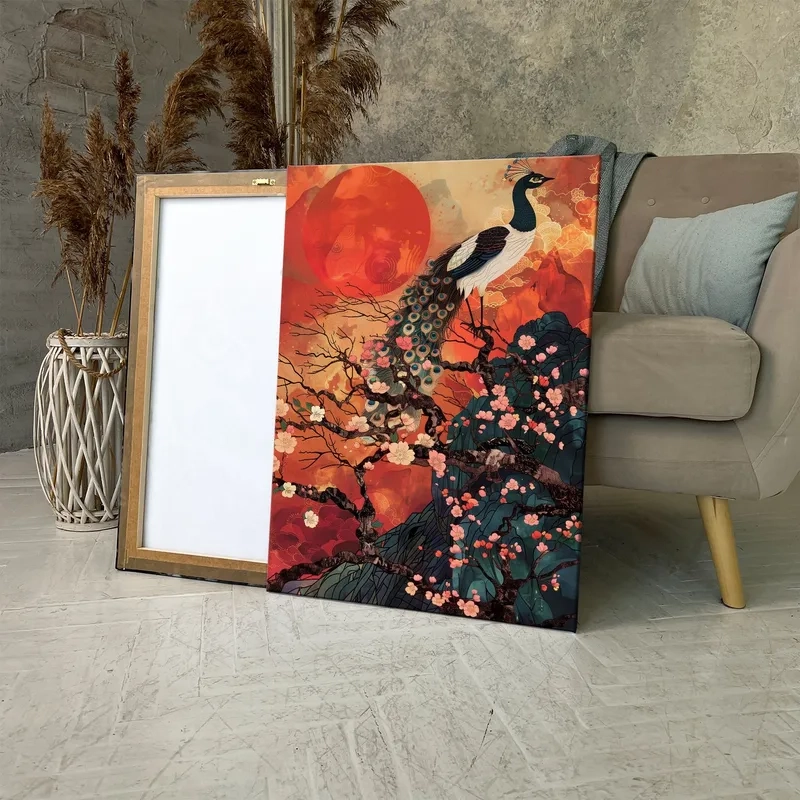 Trưng bày ảnh tranh canvas tối giản cho không gian thanh lịch