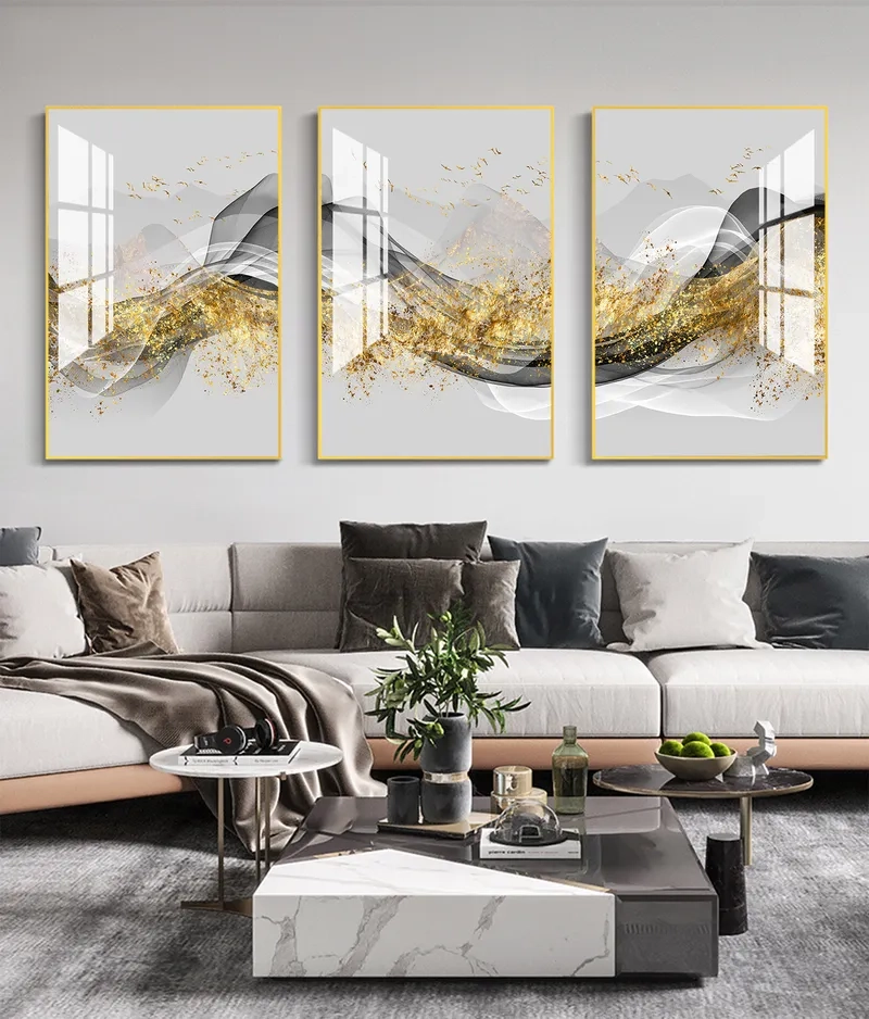 Tạo phong cách mới mẻ với ảnh tranh tráng gương hiện đại