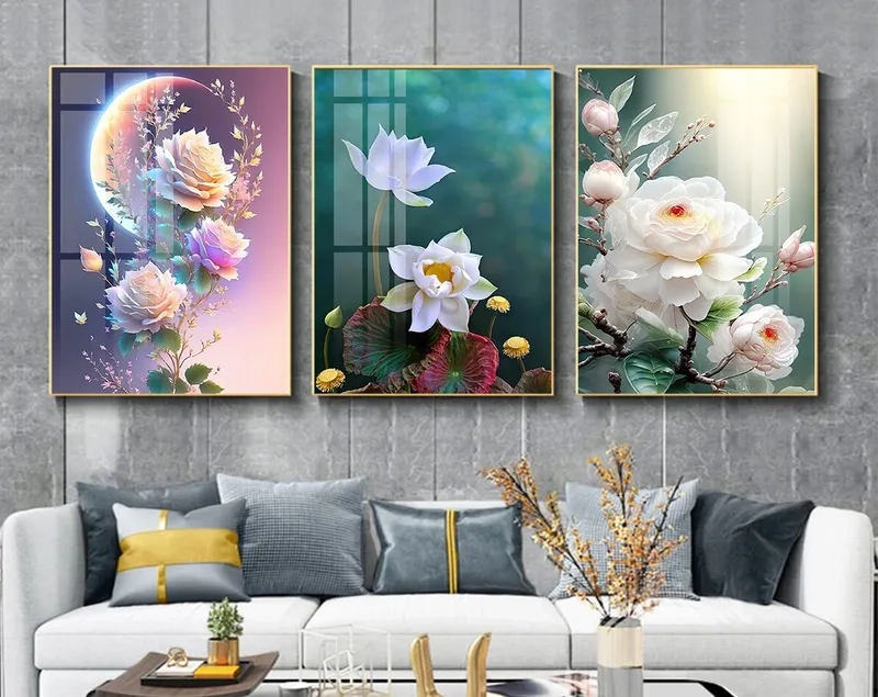 Mang vẻ sang trọng vào nhà với ảnh tranh tráng gương sang trọng