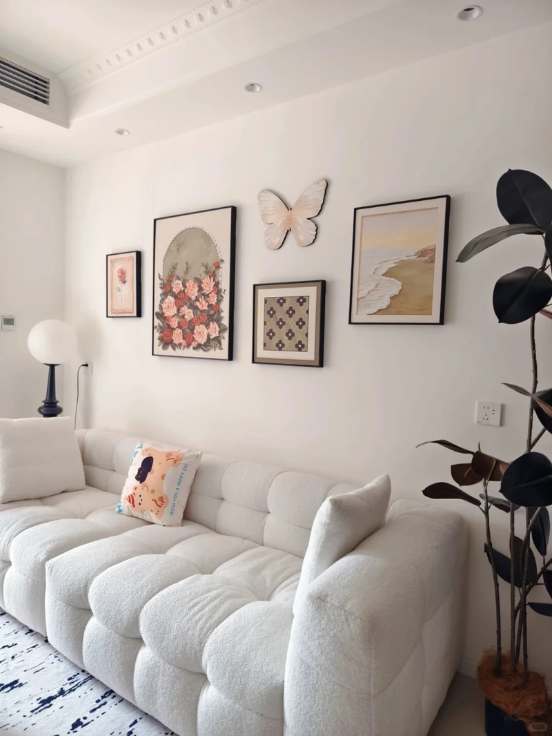 Hiện đại và nhẹ nhàng nhờ tranh treo phòng khách canvas