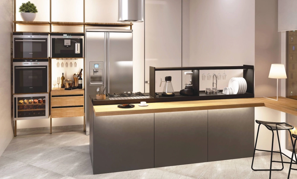 Kệ góc liên hoàn thông minh giải pháp cho góc tủ bếp