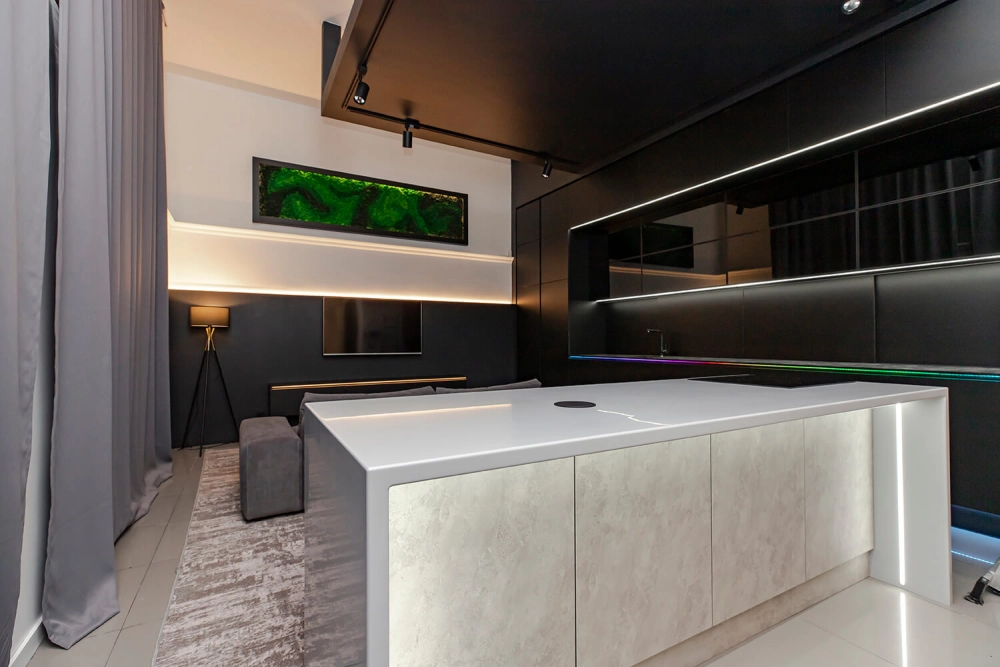 Tủ bếp đa năng thông minh tích hợp lò nướng âm tủ