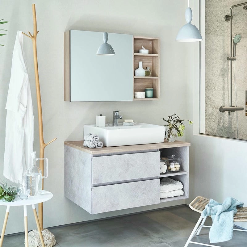 Tủ lavabo phòng tắm mang lại sự tiện nghi hằng ngày