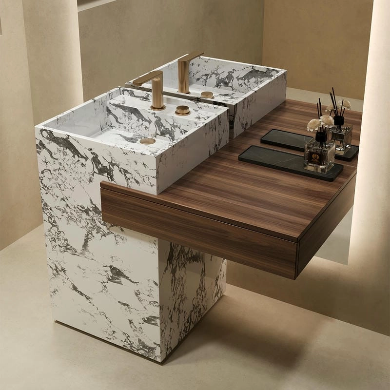 Tủ lavabo thiết kế đẹp mang lại trải nghiệm tiện lợi