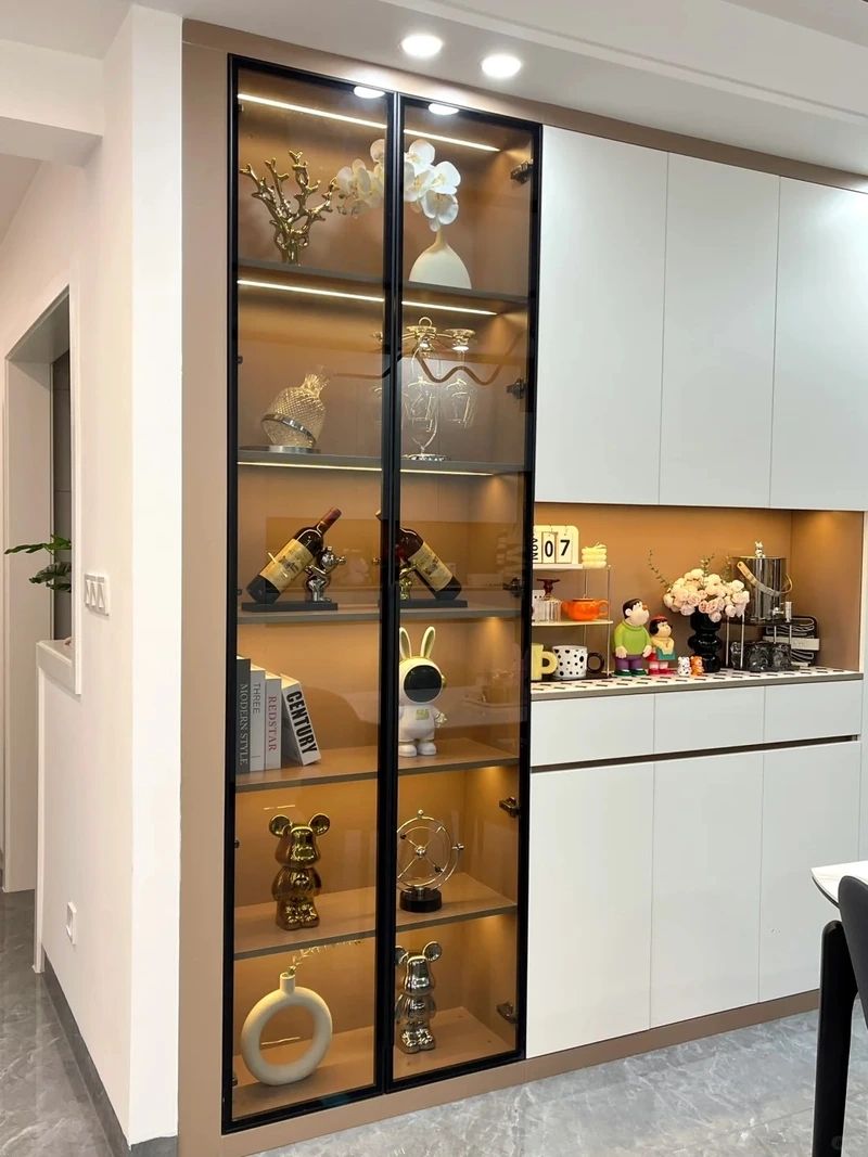 Phù hợp căn hộ nhỏ nhờ tủ rượu chung cư