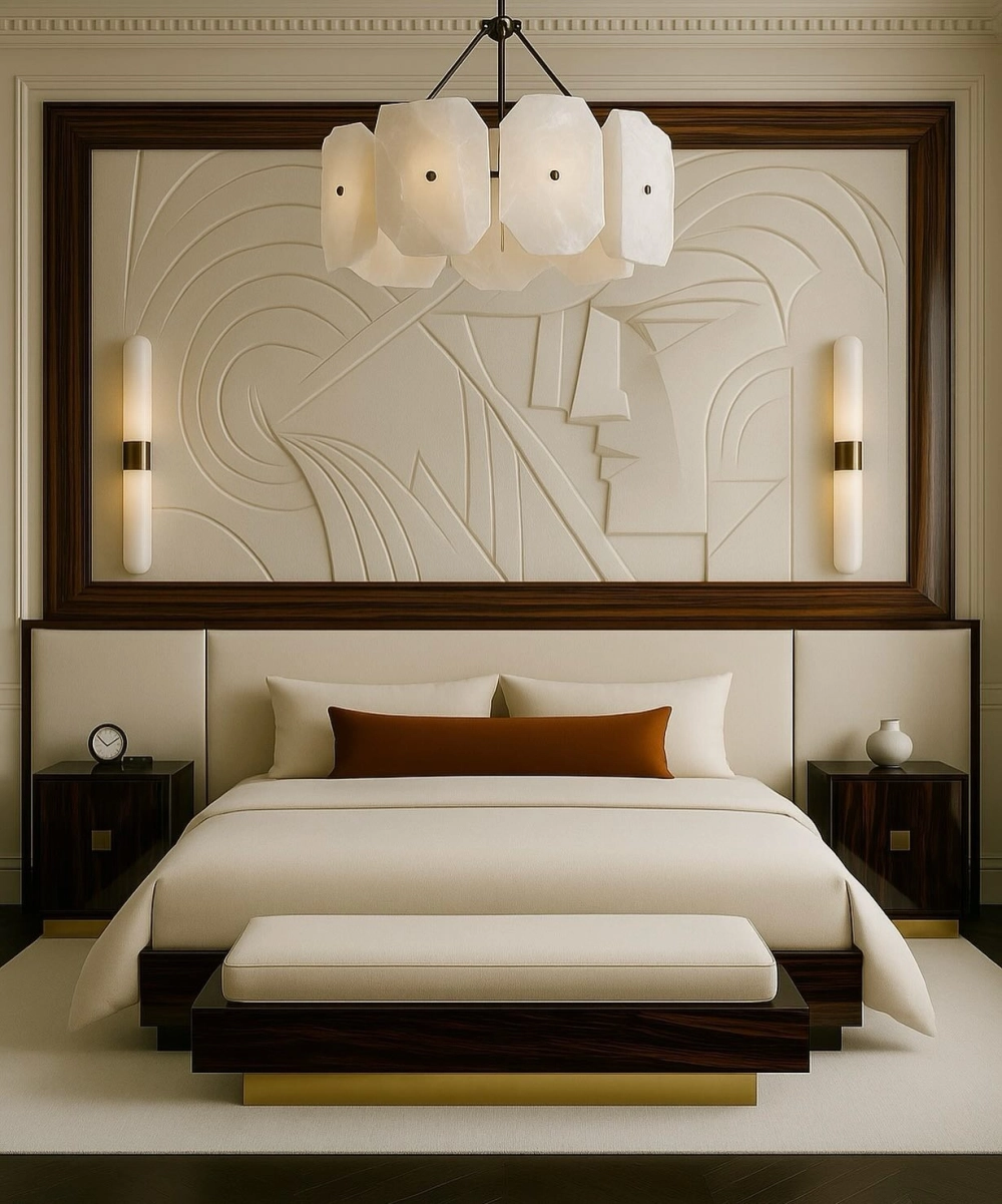 Cấu tạo vách đầu giường bọc mút dày dặn chống va đập