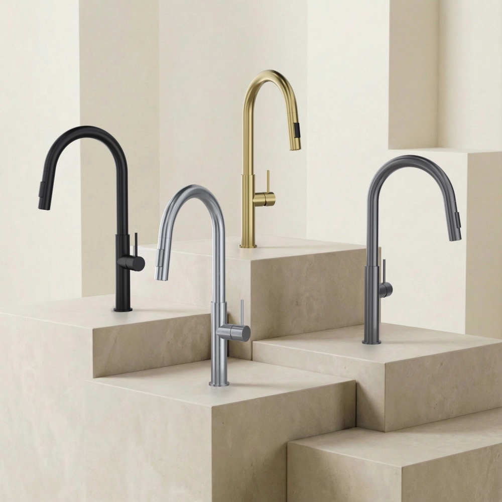 Đầu vòi rửa bát tăng áp giúp rửa sạch nhanh chóng