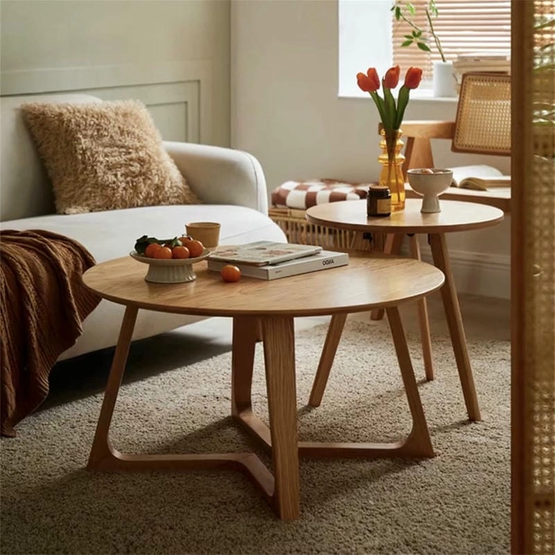 Bàn trà gỗ xu hướng mới cho phòng khách