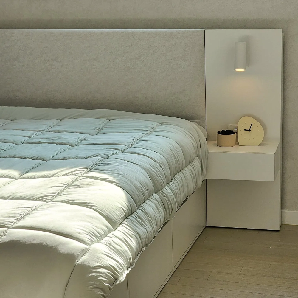 Giường ngủ gỗ Mdf có hộc kéo lưu trữ quần áo gọn gàng