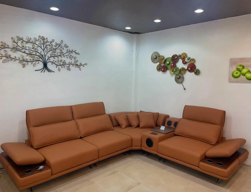 Thiết kế sofa góc chữ L đệm rời dễ dàng vệ sinh định kỳ