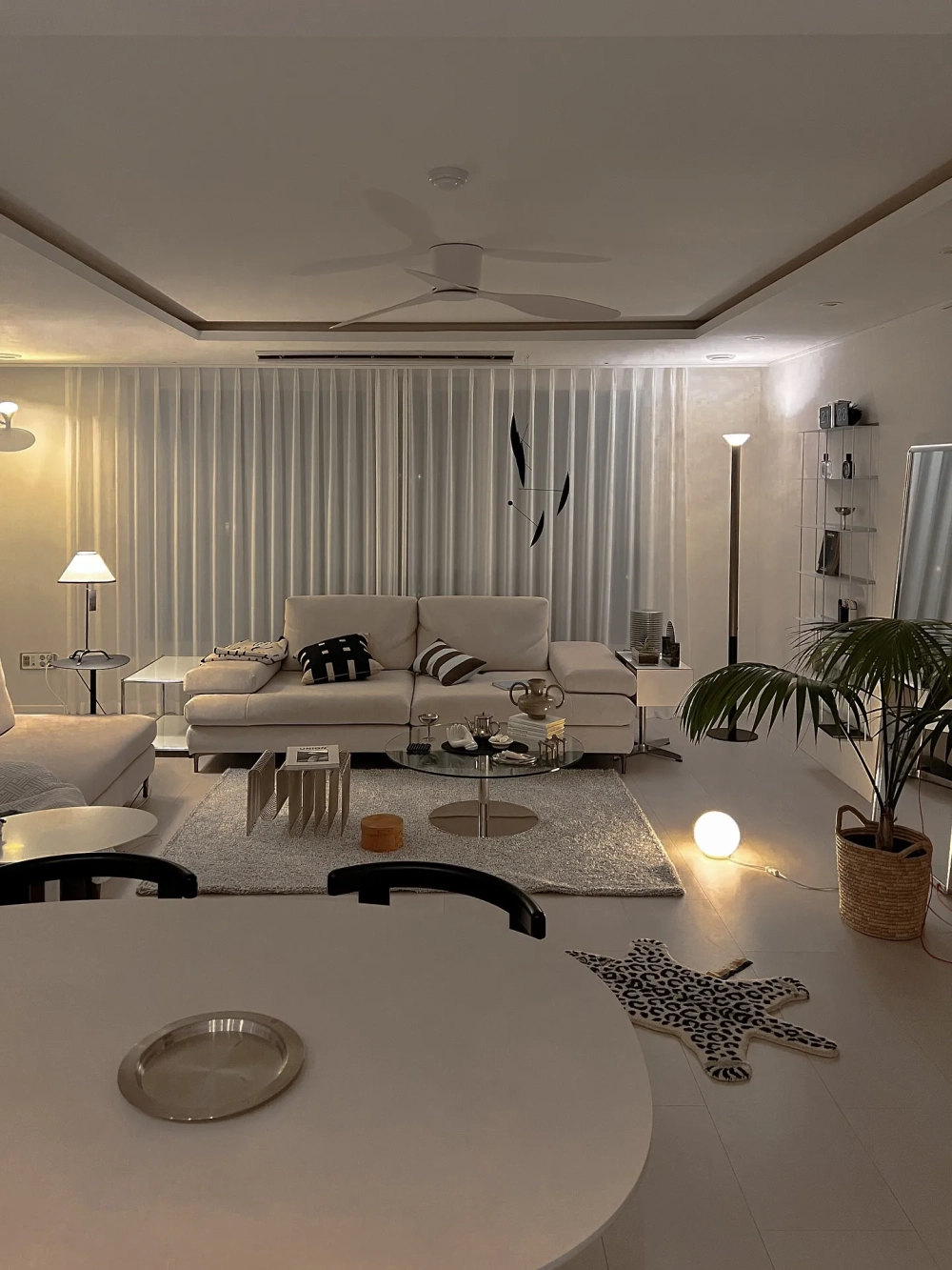 Mẫu thảm sợi mây tre trang trí không gian xanh