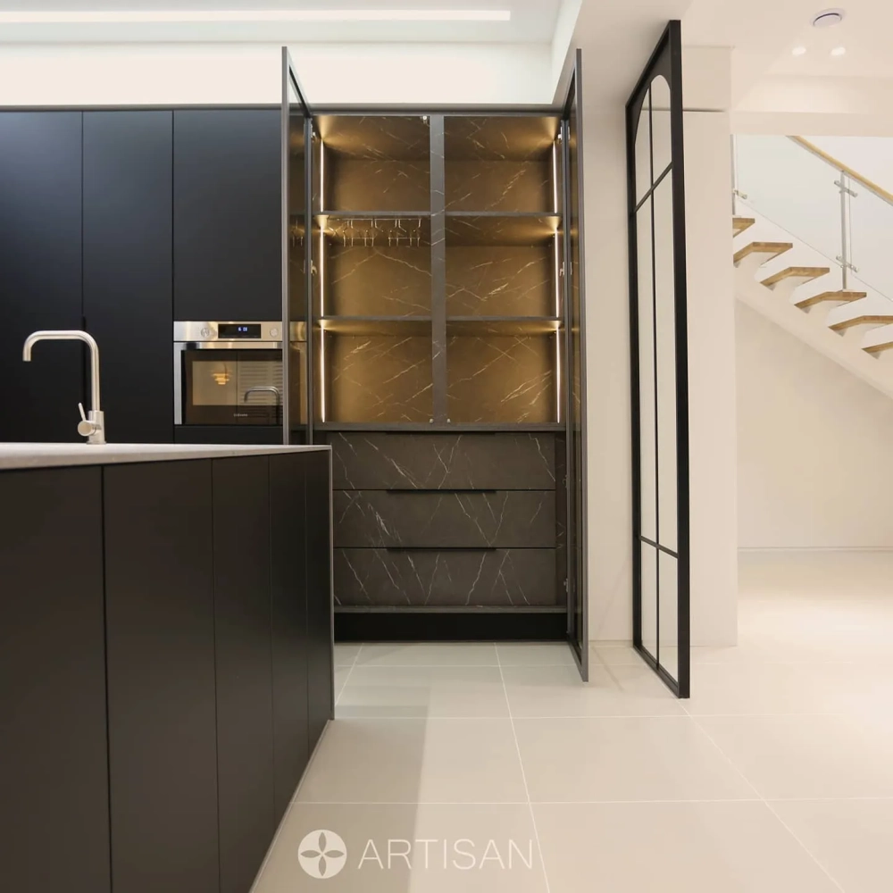 Kích thước tủ rượu chuẩn phong thủy cho nhà phố