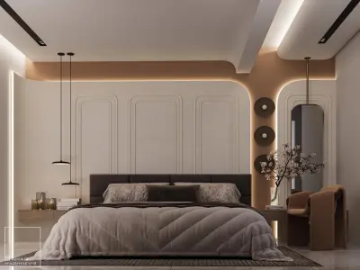 Mẫu phòng ngủ tân cổ điển đẹp sang trọng mê hoặc