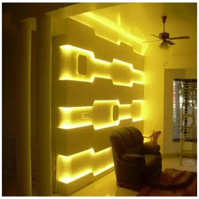 Ảnh đèn led dây giúp không gian thêm ấm cúng và sáng