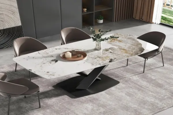 Bộ sưu tập bàn ăn mặt đá cẩm thạch sang trọng quý phái