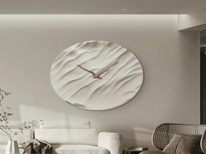Ảnh đồng hồ decor tinh tế tạo điểm nhấn không gian sống