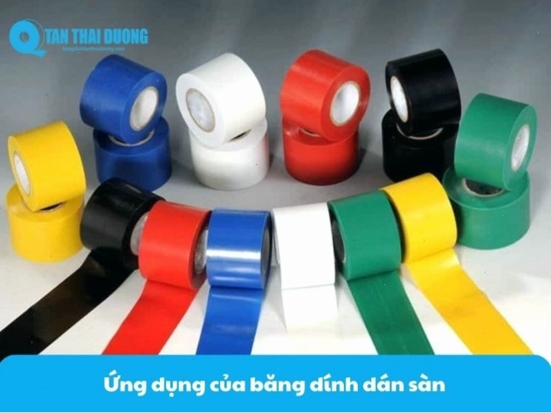 Ứng dụng thực tế của băng dính dán sàn trong phân chia khu vực kho