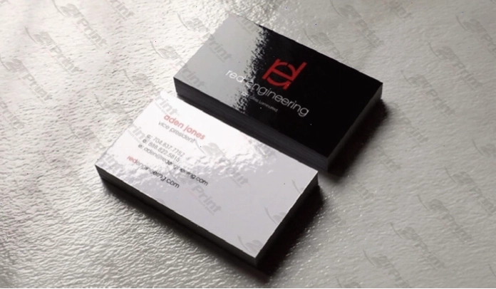 mẫu card visit đẹp cán bóng rực rỡ