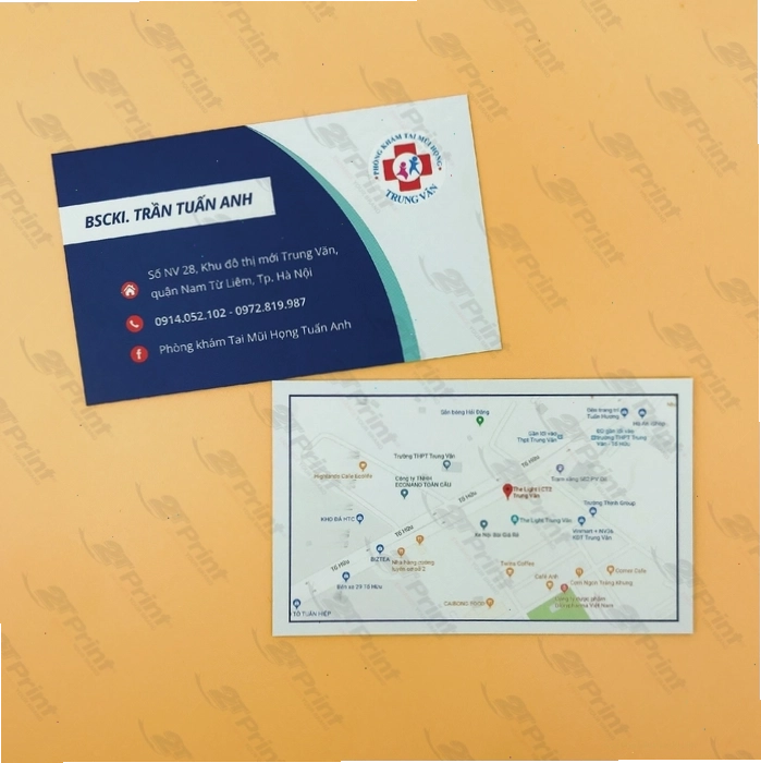 mẫu card visit đẹp cho bác sĩ