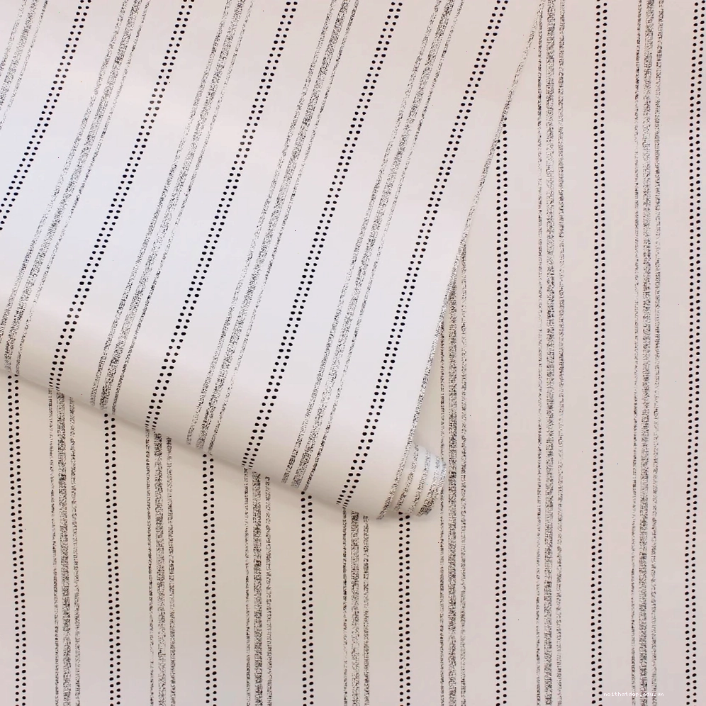Nautical Stripe peel and stick wallpaper roll details