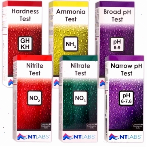 NT Labs Test Kits for comprehensive freshwater aquarium monitoring