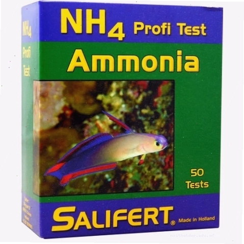 Salifert Ammonia Profi Test Kit for marine aquarium safety