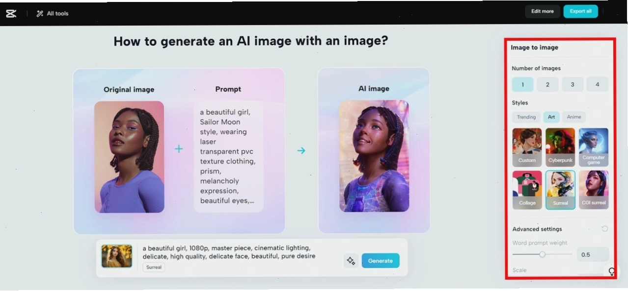 Quy trình generate AI photo chuyên nghiệp trên điện thoại