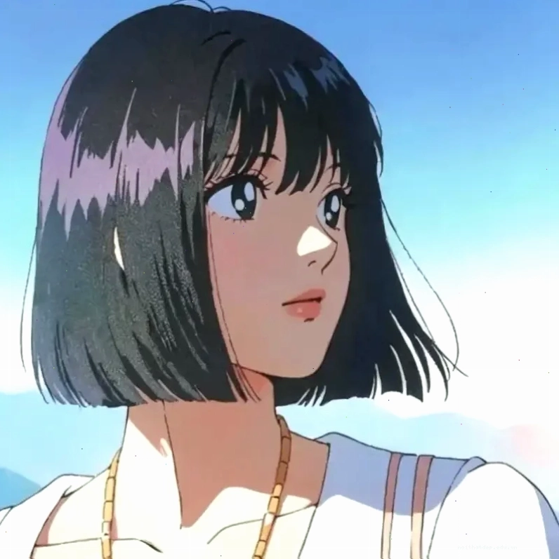 ảnh avatar anime girl tóc ngắn năng động