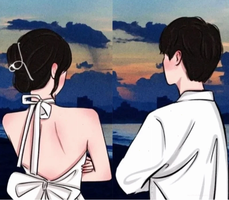 Avatar đôi anime cute dành cho các cặp yêu thích sự ngọt ngào