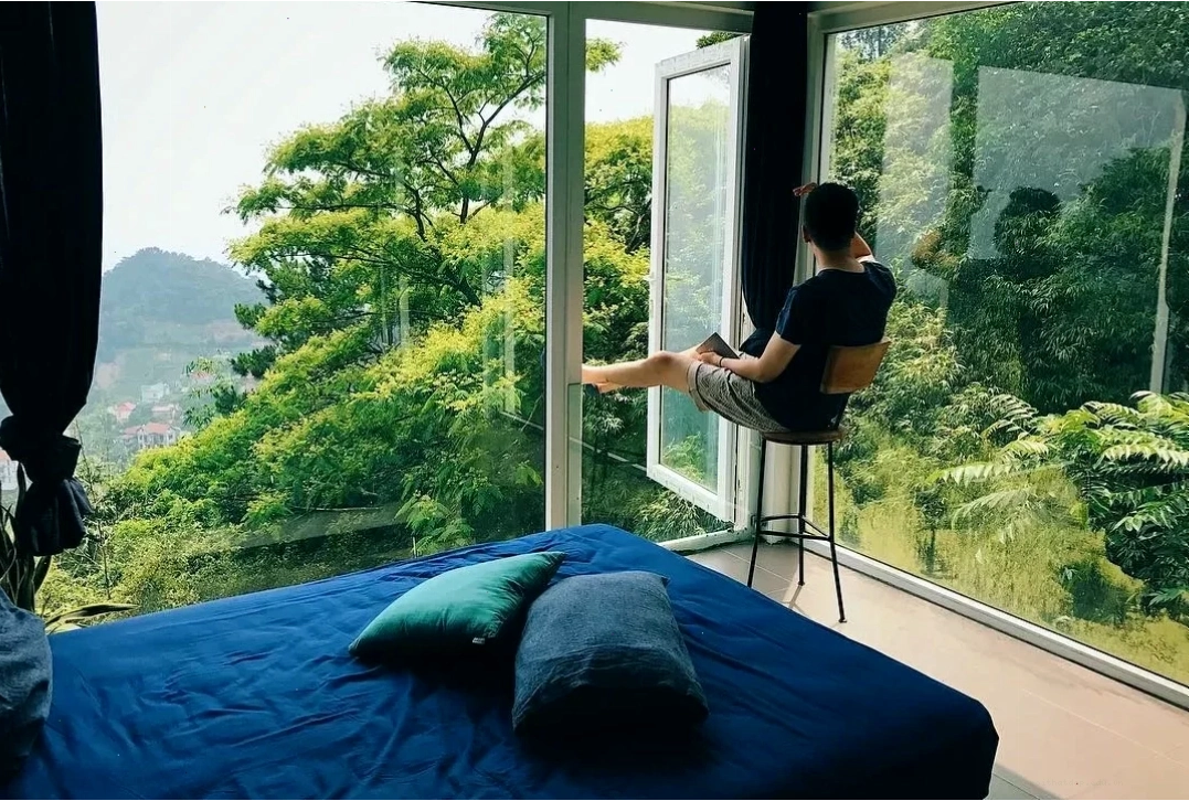 Không gian sang trọng tại khách sạn Tam Đảo view núi mang phong cách châu Âu