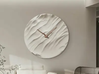 Ảnh đồng hồ decor tinh tế tạo điểm nhấn không gian sống