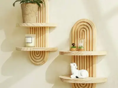 Khám phá những mẫu ảnh kệ gỗ treo tường đẹp hiện đại nhất