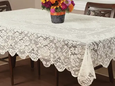 Mẫu ảnh khăn trải bàn cao cấp cho không gian sang trọng