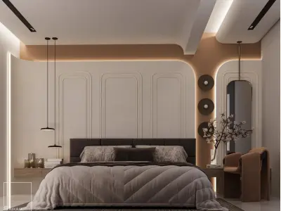 Mẫu phòng ngủ tân cổ điển đẹp sang trọng mê hoặc