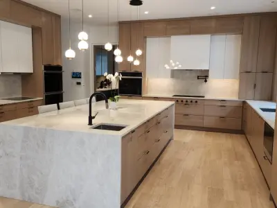 Tuyển tập mẫu tủ bếp acrylic bóng gương đẹp sang trọng