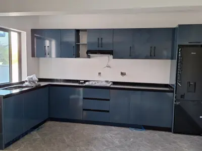 Tủ bếp gỗ công nghiệp đẹp - Xu hướng hiện đại và tiện nghi