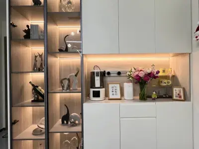 Những mẫu tủ rượu sang trọng cho không gian phòng khách