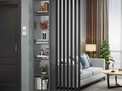 Mẫu vách ngăn phòng khách tối ưu diện tích cực hiệu quả