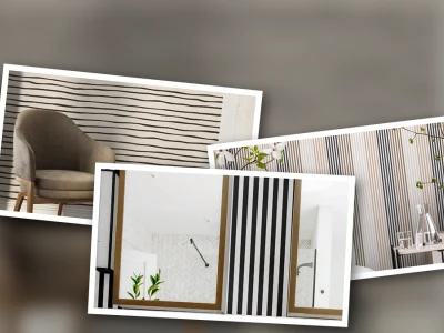 Removable striped wallpaper for a modern look in 2026